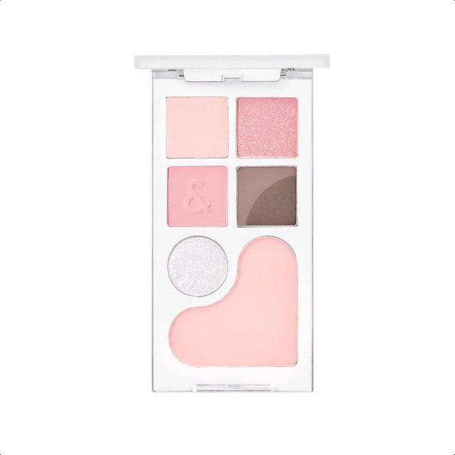 Rom&nd Bare Layer Palette Lidschatten Wangenpalette, 02 Strawberry Mood, 14g - Bild 1