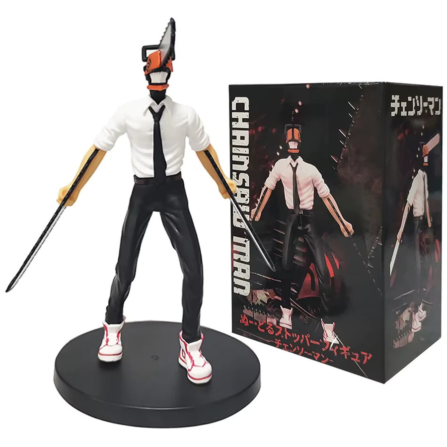 CollectionToys Chainsaw Man Denji Actionfigur, 2-teiliges Set, 14-17 cm - Bild 3