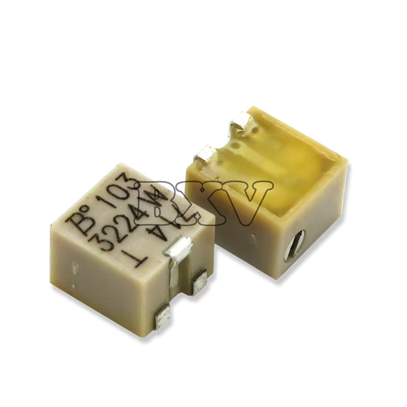 BXV SMD 3224W Präzisions Trimmer Potentiometer Einstellbarer Widerstand in Beige - Bild 2