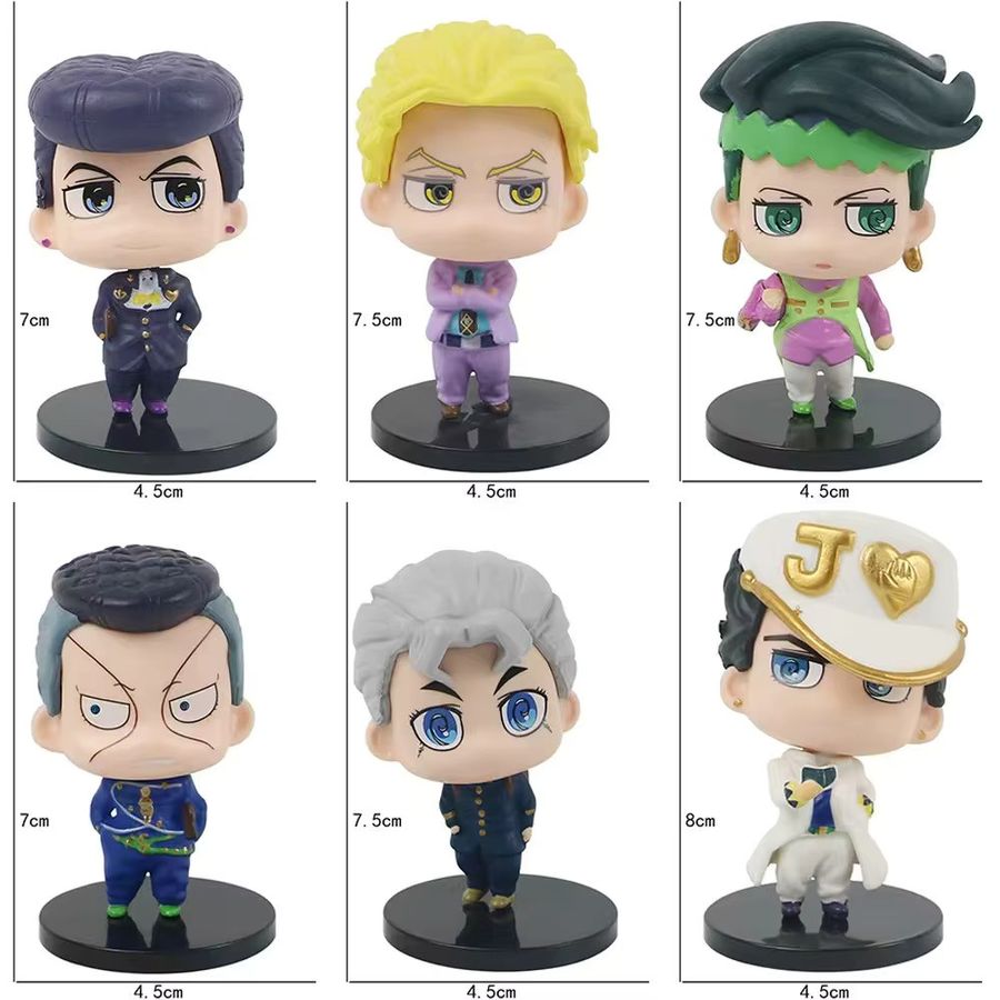 FLIP OCTOPUS Anime Figur JoJo Diamond is Unbreakable mit Josuke, Jōtarō und Kira Yoshikage als buntes Desktop Ornament - Bild 2