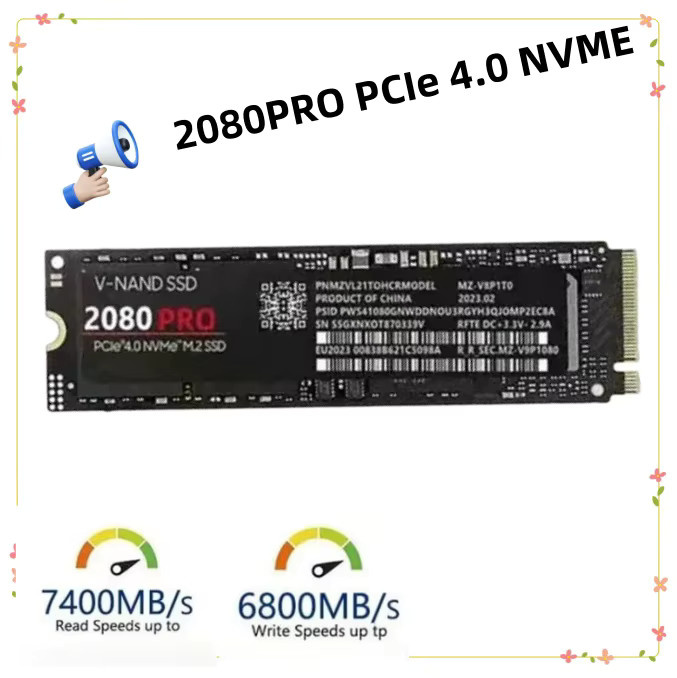 Samsung 2080PRO NVMe M.2 2280 SSD in Schwarz für PS5, PC und Laptop - Bild 2