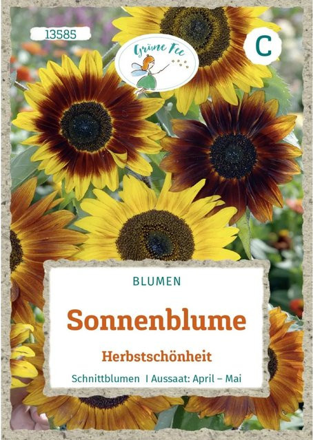 Grüne Fee Sonnenblume Herbstschönheit Saatgut - Bild 1