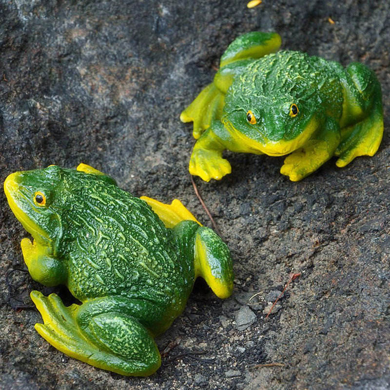 Love DIY Mini-Frosch-Figur aus Kunstharz in Grün für Feengarten und Dekoration im Innen- und Außenbereich - Bild 7