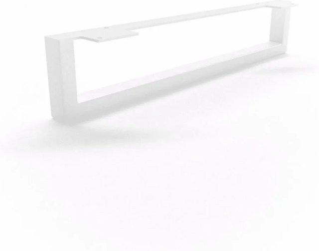 HEVVA Möbelbein GRAZ in Weiß, Höhe: 10 cm, Tiefe: 45 cm - Bild 1