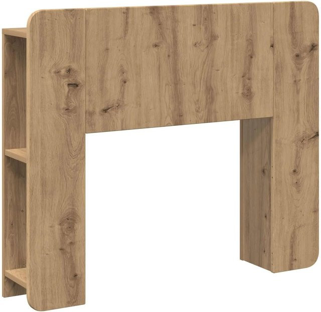 vidaXL Kopfteil Schrank Artisan-Eiche in Braun, Wandmontage für das Schlafzimmer, B/H/T: 119,5 x 80 x 18,5 cm - Bild 1