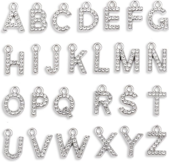 peixin Charms Anhänger, Silber, Legierung, Kristall, Damen - Bild 1