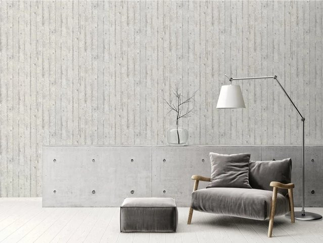 A.S. Création Vliestapete Holzoptik Grau, moderne Design-Tapete für Wohnzimmer, Schlafzimmer oder Home Office, Breite: 53 cm, Höhe: 10,05 m - Bild 5