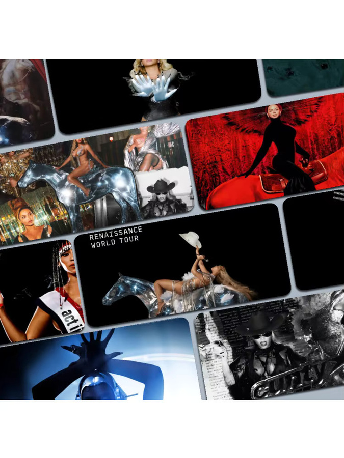 Beyonce Renaissance Mauspad mit rutschfester Lockedge-Kante für Büro, Studium und Gaming, verdicktes Schreibunterlagen-Pad - Bild 5