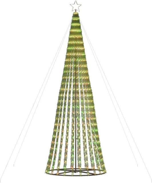 vidaXL LED Weihnachtsbaum Mehrfarbig, Höhe: 300 cm, 688 LEDs - Bild 1