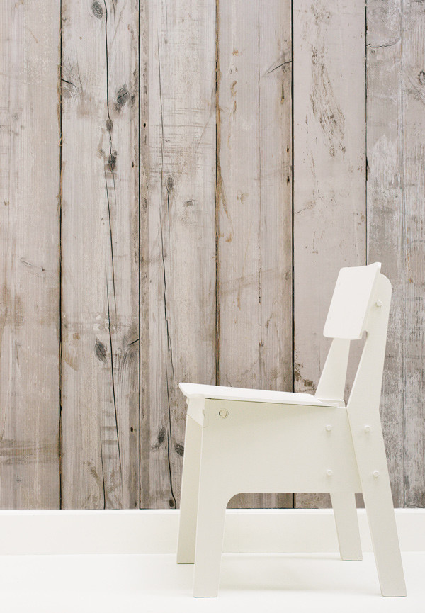 NLXL Tapete Scrapwood 07 PHE-07 in Grau und Beige mit abstraktem Design aus Vlies - Bild 1