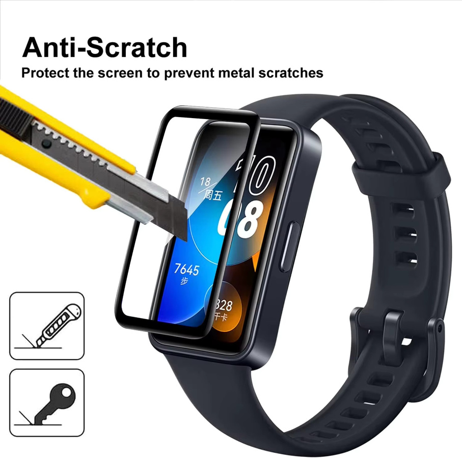 Huawei Screen Protector für Huawei Band 10 9 8 7 6, Silikon, Unisex - Bild 3