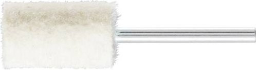 PFERD Filzpolierstifte Zylinderform Weiß Durchmesser: 12 mm, Länge: 20 mm, Schaft-Durchmesser: 3 mm, 10 Stück - Bild 1