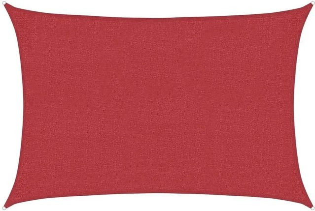 vidaXL Sonnensegel aus HDPE in Rot, B x T: 4 x 3 m - Bild 1