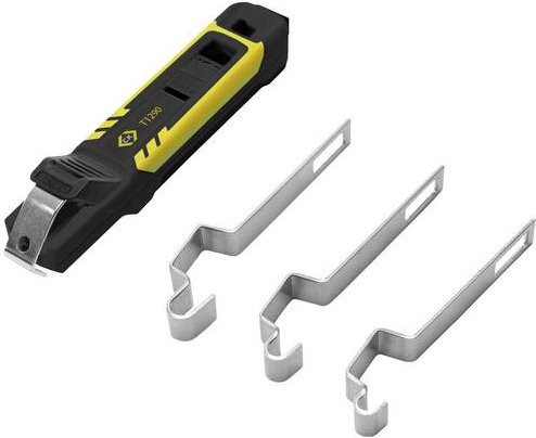 C.K T1290 Abisoliermesser für Rundkabel und Flachkabel in Gelb - Bild 1