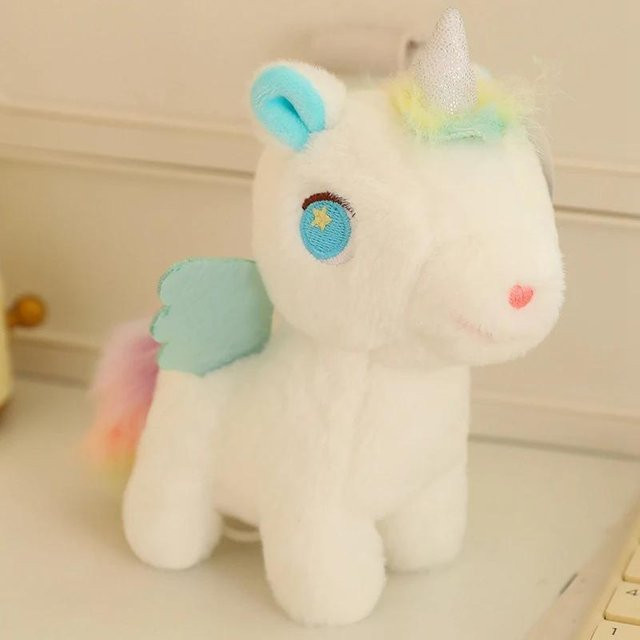 Yiran toy Mini Plüsch Cartoon Wal Einhorn, Plüschtier, Schlüsselanhänger - Bild 1