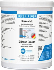 Weicon Silikonfett Mehrzweckfett, transparent/weiß, 1,0 kg - Bild 1