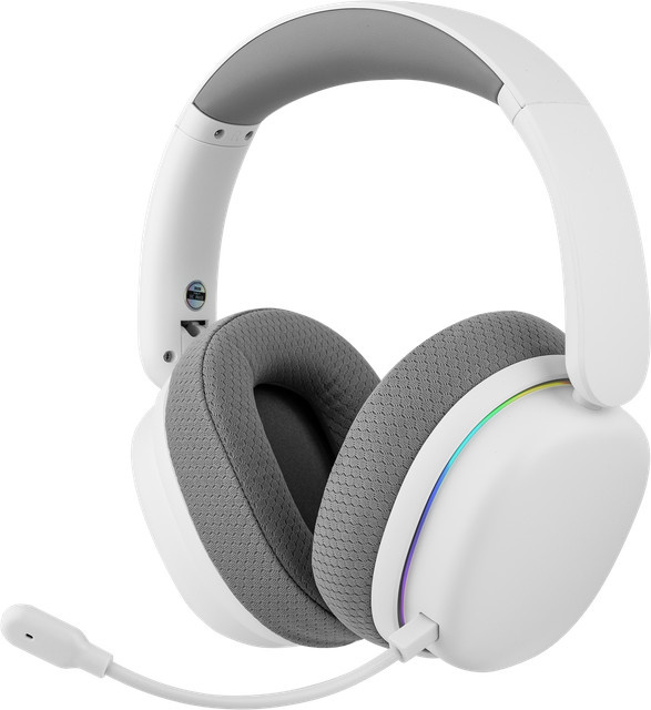 AULA G7 Pro Gaming-Kopfhörer mit 7.1 Surround-Sound, Bluetooth und 2,4 GHz kabellos, weiß, mit geräuschunterdrückendem Mikrofon für PC, PS4, PS5 und Nintendo Switch - Bild 1