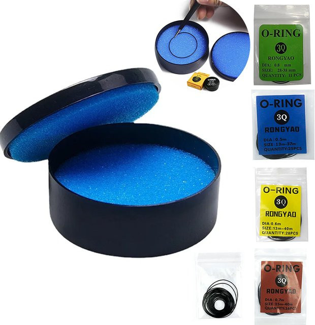 O-Ring Dichtung Uhrendichtung, 0,5mm - 0,8mm, Uhrmacherbedarf - Bild 1