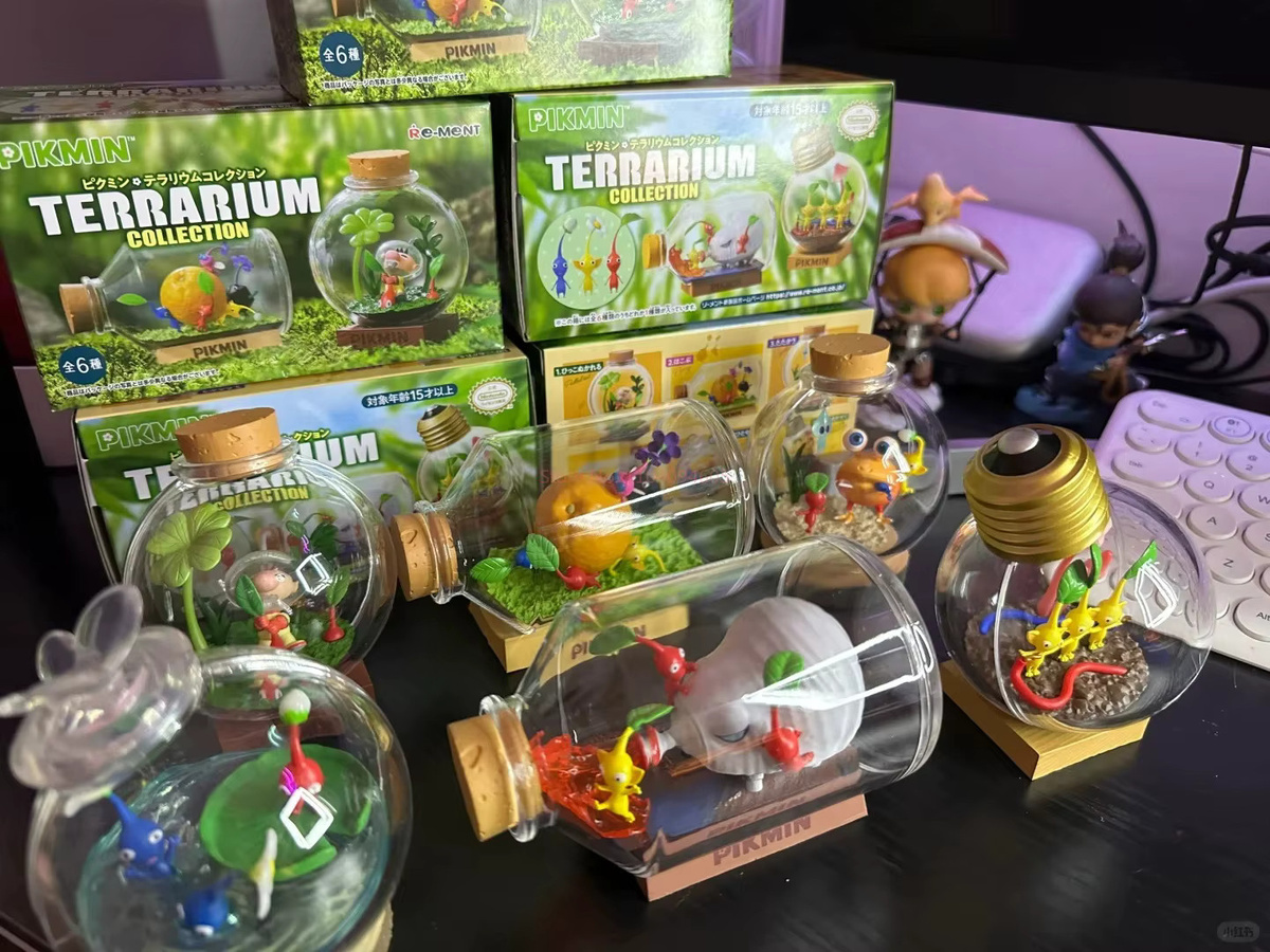 Re-Ment Pikmin Terrarium Collection 1, Blindbox, Miniaturszene, Süßigkeiten-Spielzeug - Bild 5