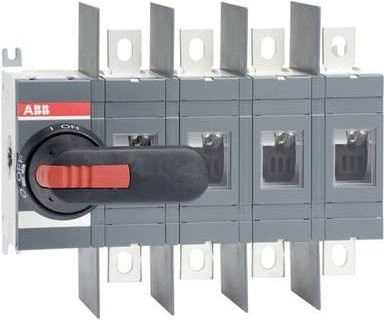 ABB OT315E04WP Lasttrennschalter 315A 1000V in Schwarz und Grau - Bild 1