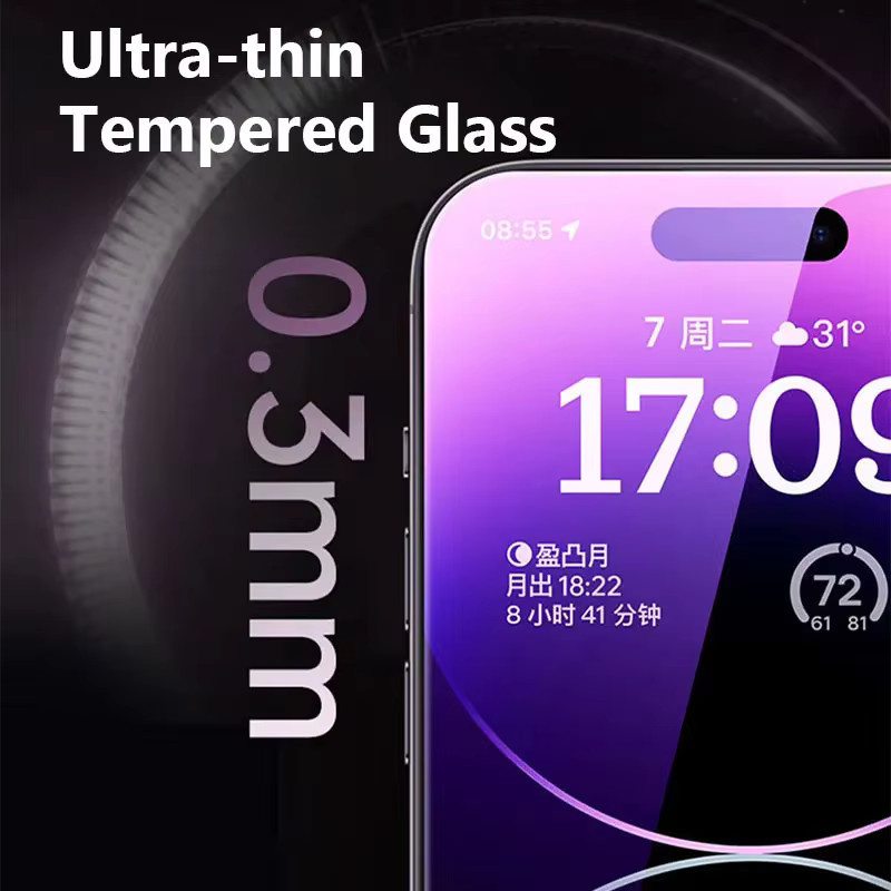 10er Set PJPK Panzerglas Display Schutzfolie für iPhone 16 15 14 13 12 11 Pro Max und XR SE in Transparent - Bild 4