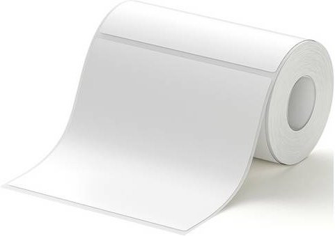 NIIMBOT Universal-Etiketten Rolle, Farbe: Weiß, 75 Stück, Breite: 100 mm, Länge: 100 mm - Bild 1