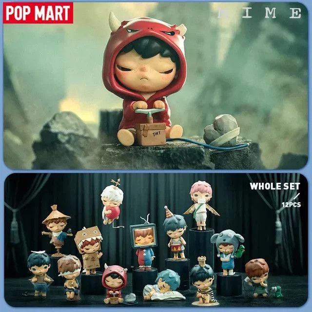 POP MART Hirono Mime Serie Blind Box Mystery Action Figur Spielzeug - Bild 1