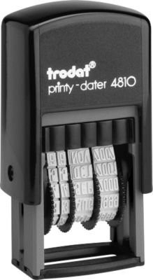 Datumsstempel trodat Printy 4810 in Schwarz - Bild 1