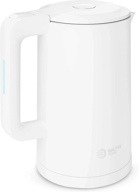 Balter Wasserkocher WK-4 Edelstahl Doppelwand Design BPA-frei in Weiß, 1,7 l - Bild 1