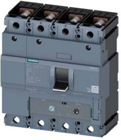 Siemens 3VA1220-6EF42-0AA0 Leistungsschalter in Grau mit einem Einstellbereich von 140 - 200A und einer maximalen Schaltspannung von 690 V/AC - Bild 1