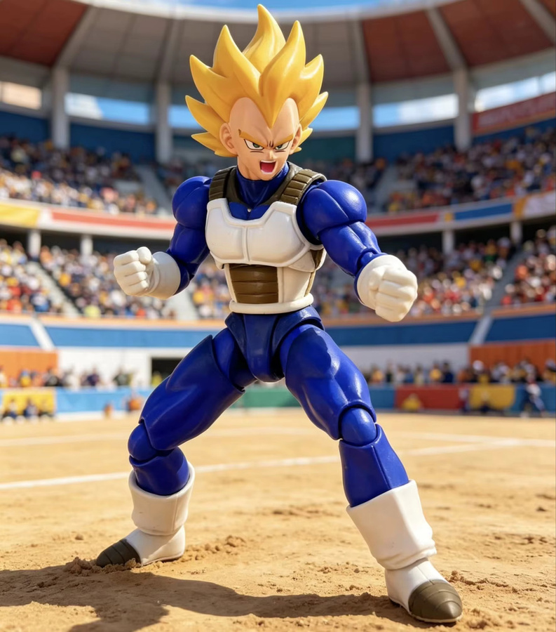Bandai Dragon Ball Son Goku und Vegeta Actionfiguren, 2-teiliges Set - Bild 2