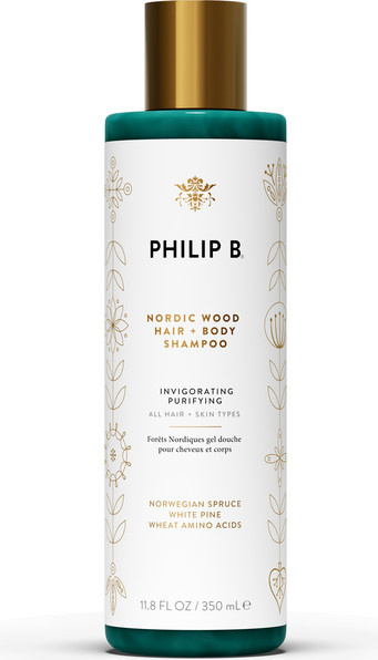 Philip B Nordic Wood Shampoo für Haare & Körper, Aloe Vera, Unisex - Bild 1