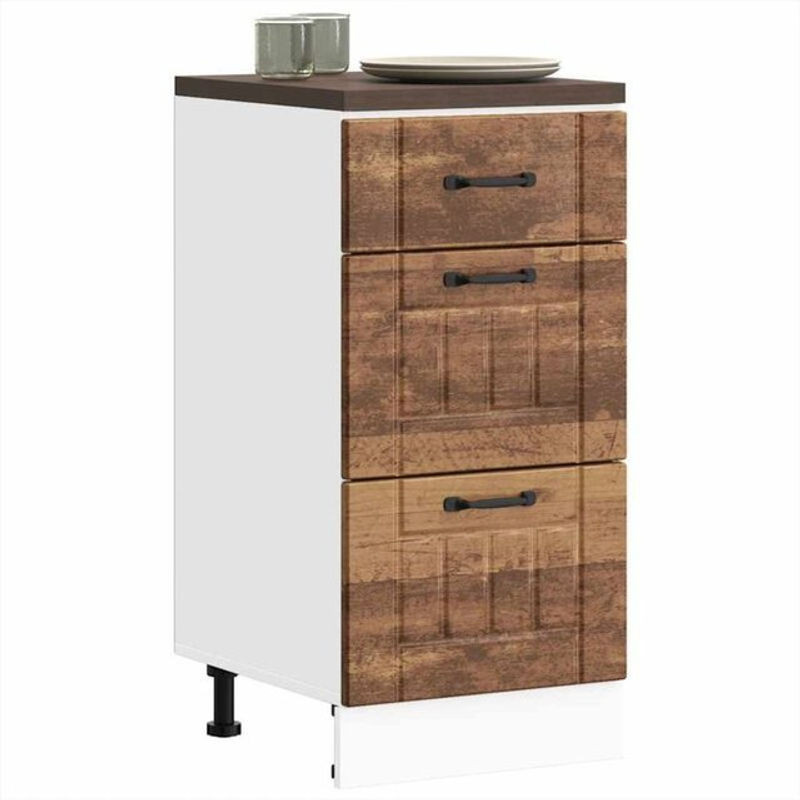 Küchenunterschrank Lucca von Vidaxl in Braun im Landhausstil aus Holzwerkstoff - Bild 1