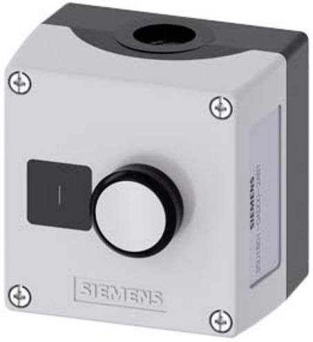Siemens 3SU1801-0AD00-2AB1 Gehäuse für Drucktaster aus Kunststoff in Grau und Weiß mit Schutzart IP66, IP67 und IP69K - Bild 1