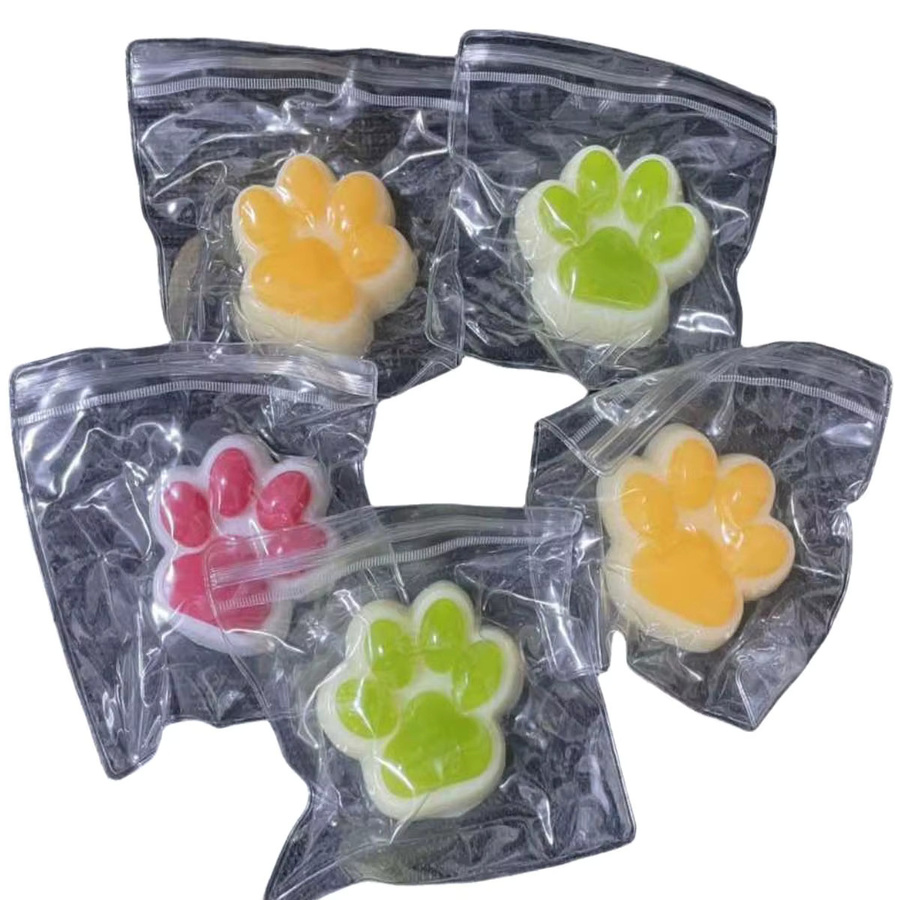 Datgo Kawaii Katzenpfoten-Klebespielzeug, Squishy, Glitzer-Klauen - Bild 2