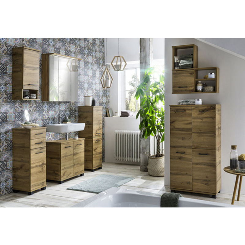 Schildmeyer Highboard Nora in Eiche braun, B/H/T: 30,3 x 116,9 x 32,6 cm - Bild 3