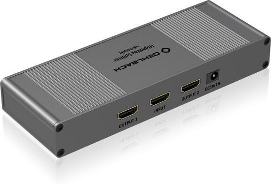 Oehlbach Highway Splitter HDMI Splitter 4K UHD Grau - Bild 1