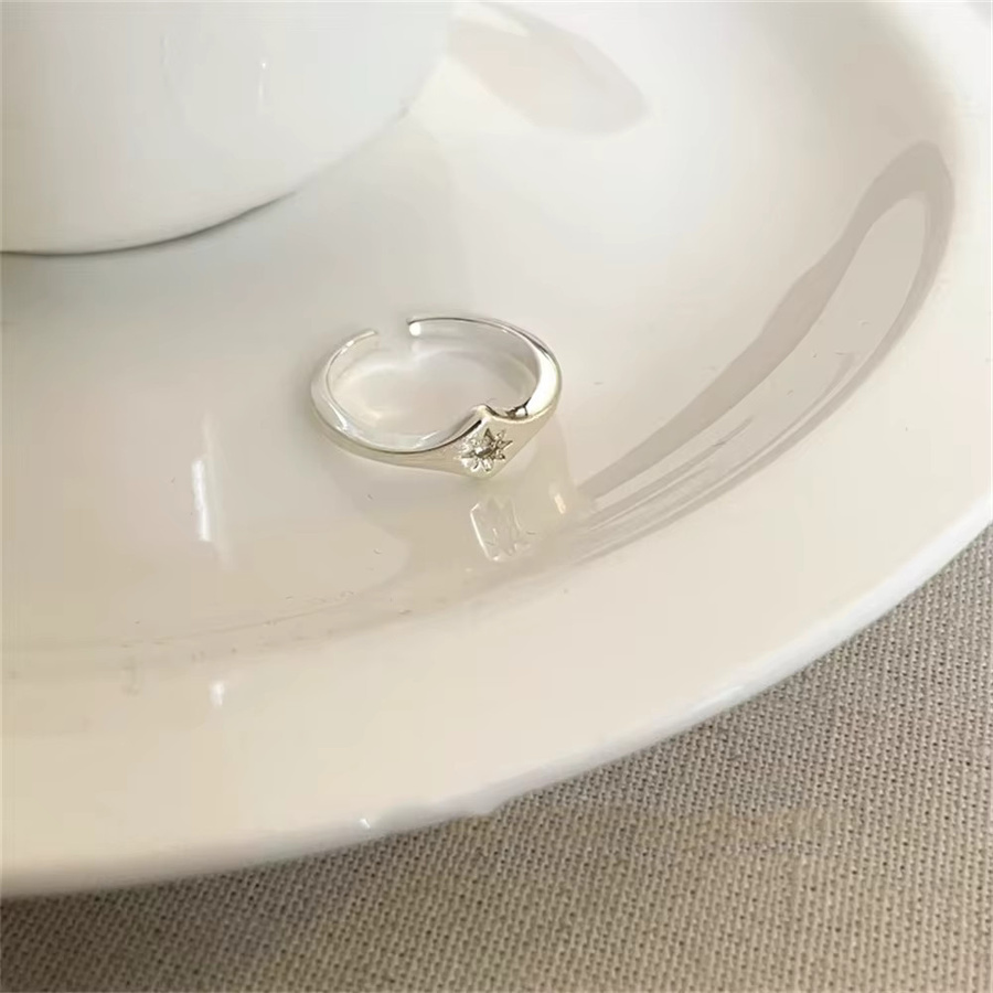 Ring Stern Form, Silber, Kristall, Damen - Bild 5