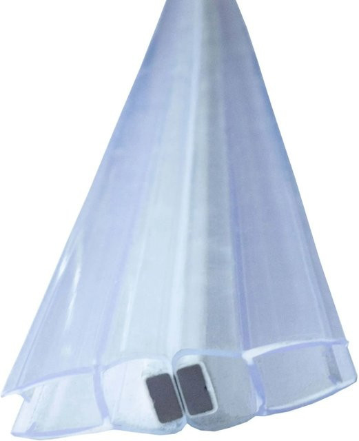 Bagnoxx Magnetdichtung für Duschtüren 180 Grad, 2x 2 m, für 6 mm Glas, Transparent - Bild 1