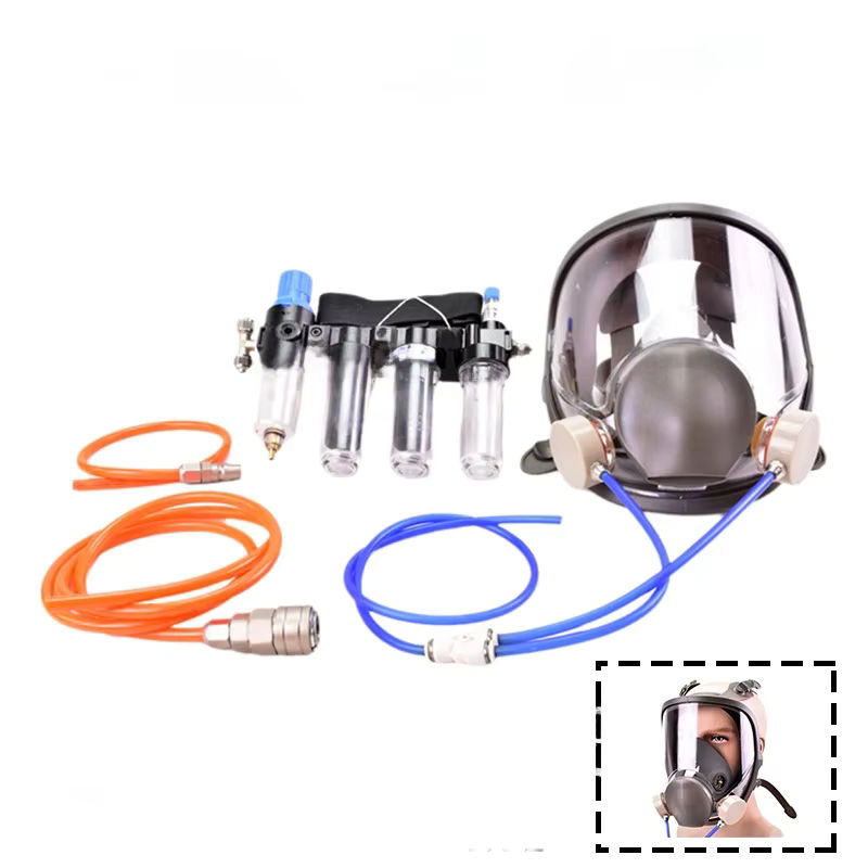 Multifunktionale 4-in-1 Vollgesichtsmaske 6800 als industrielles Luftversorgungs-Atemschutzsystem - Bild 5