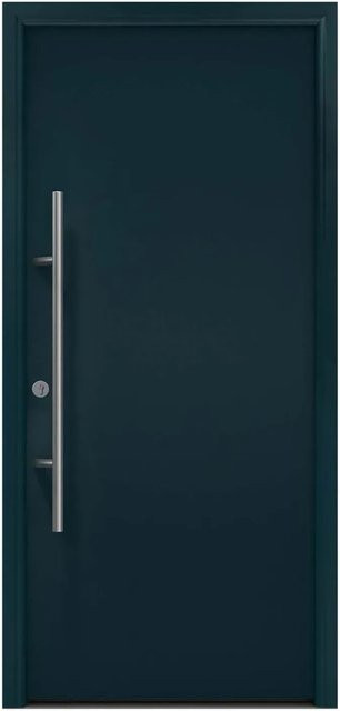EcoStar Haustür Isopro Secur IPS 010 Anthrazitgrau B: 110 cm, H: 210 cm, DIN Links - Bild 1