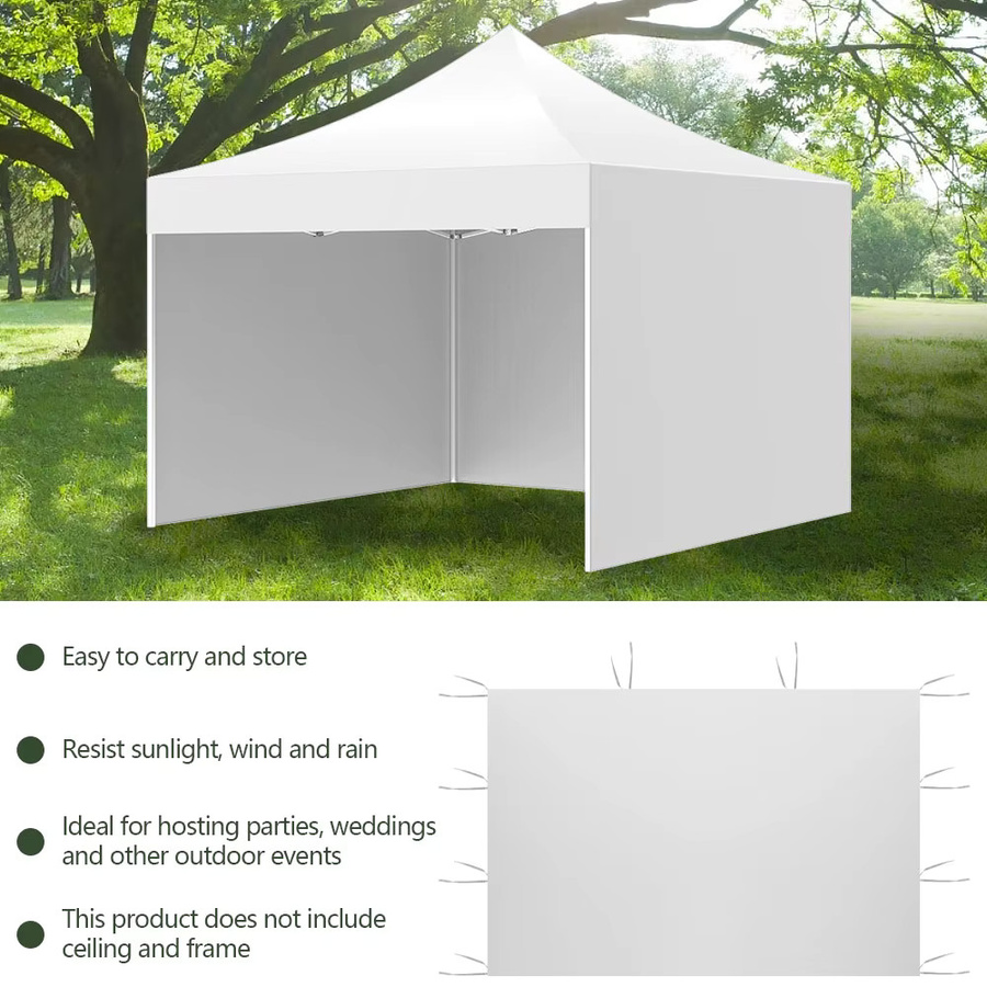 Wasserdichter Garten-Schatten-Unterstand aus grünem Oxford-Polyester für den Außenbereich, B/T: 300 x 200 cm - Bild 2