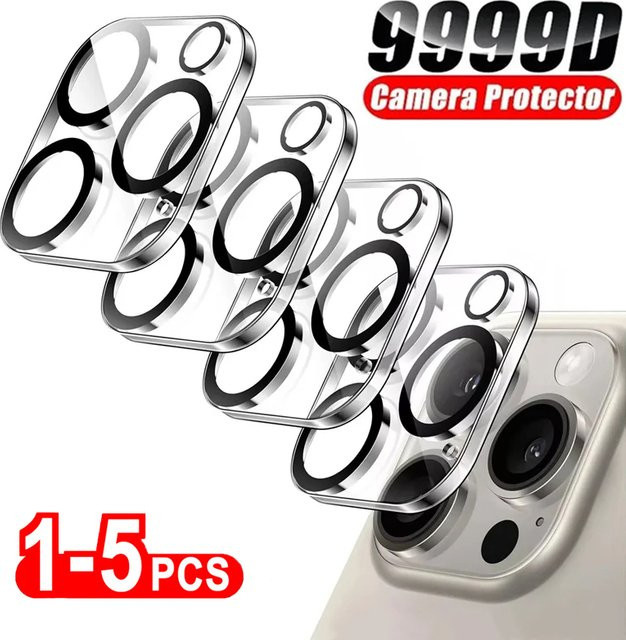 Kamera Objektiv Schutz Glas für Apple iPhone 16 Pro Max 15 14 13 Pro Max 13 Mini in Transparent - Bild 1