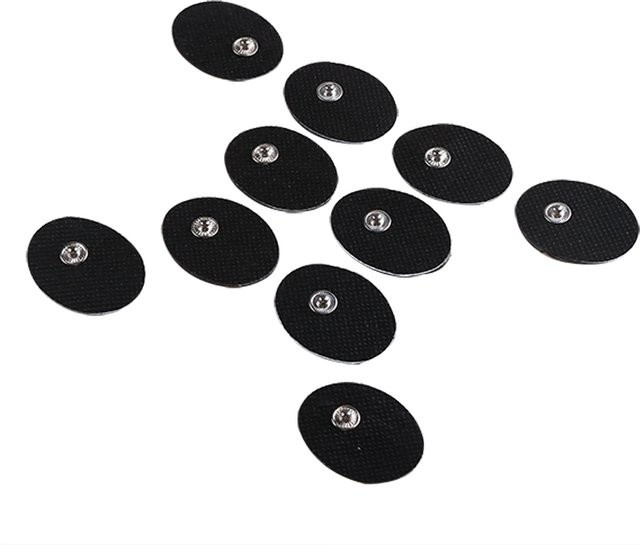 Selbstklebende Mini Button Elektrodenpads in Schwarz für TENS-Muskelstimulatoren und Akupunktur-Einheiten - Bild 1