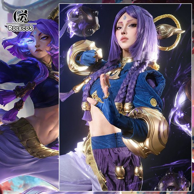 ROLECOS LOL The Unbroken Faith Yunara Cosplay Kostüm, Textil - Bild 1