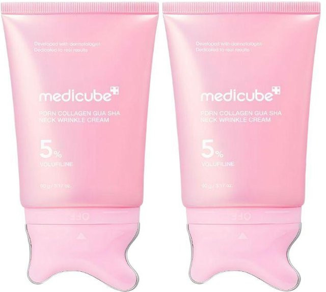 Medicube PDRN Kollagen 5% Volufiline Creme mit Guasha Massagegerät, 90g - Bild 1