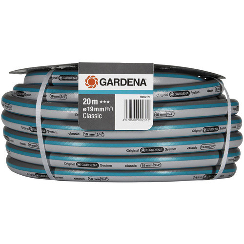 Gardena Classic Gartenschlauch aus PVC, Farbe: Grau/Blau, Durchmesser: 19 mm, Länge: 20 m - Bild 3