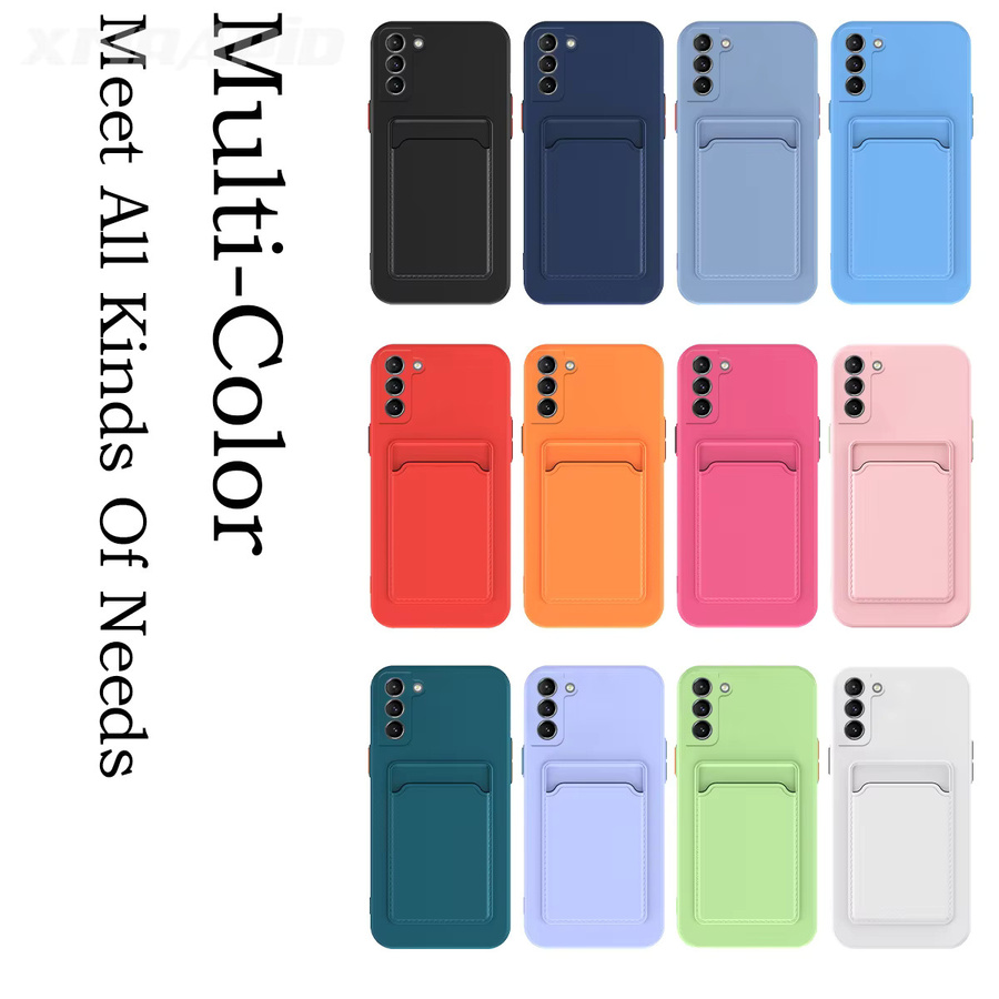 Funda Silikon Handyhülle mit Kartenfach für Samsung Galaxy A15 A16 A17 A25 A34 A35 A37 A52 A55 A56 A57 A36 als Brieftasche in Grün - Bild 5