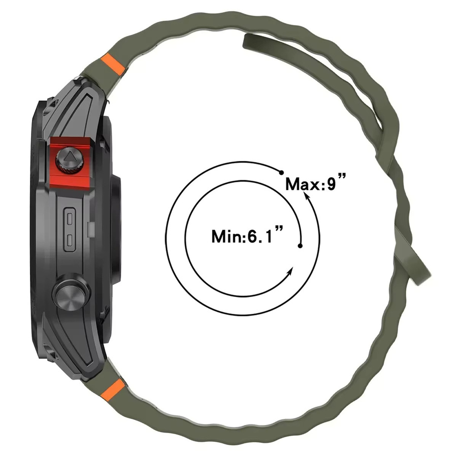 FancyWrist Uhrenarmband Silikon, Schwarz - Bild 2