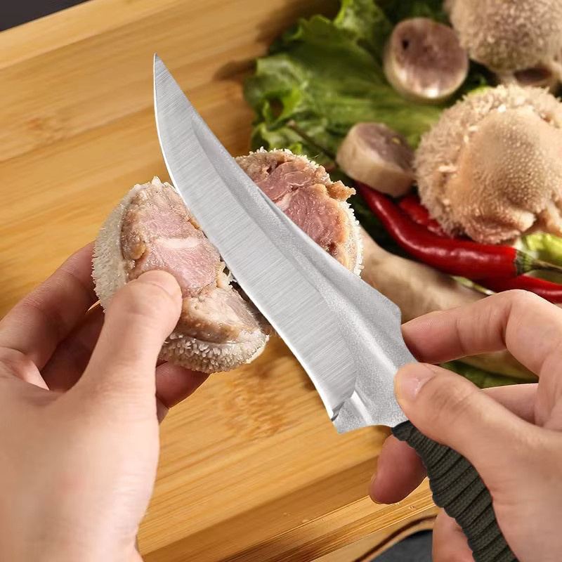 WXCOO Handgefertigtes Ausbeinmesser aus geschmiedetem Edelstahl mit Holzgriff - Bild 5